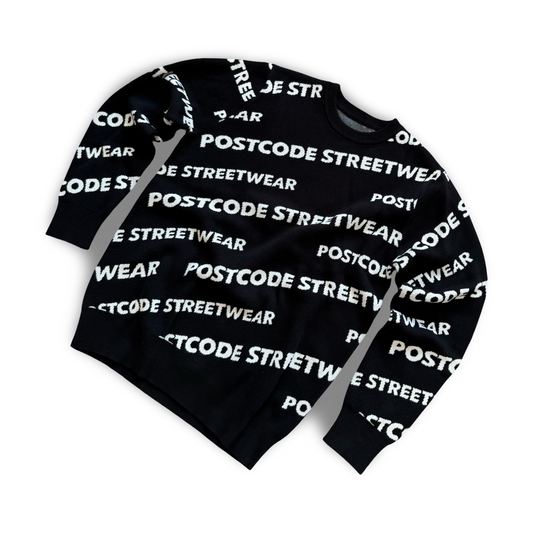 ALL-OVER SWEATER BLACK