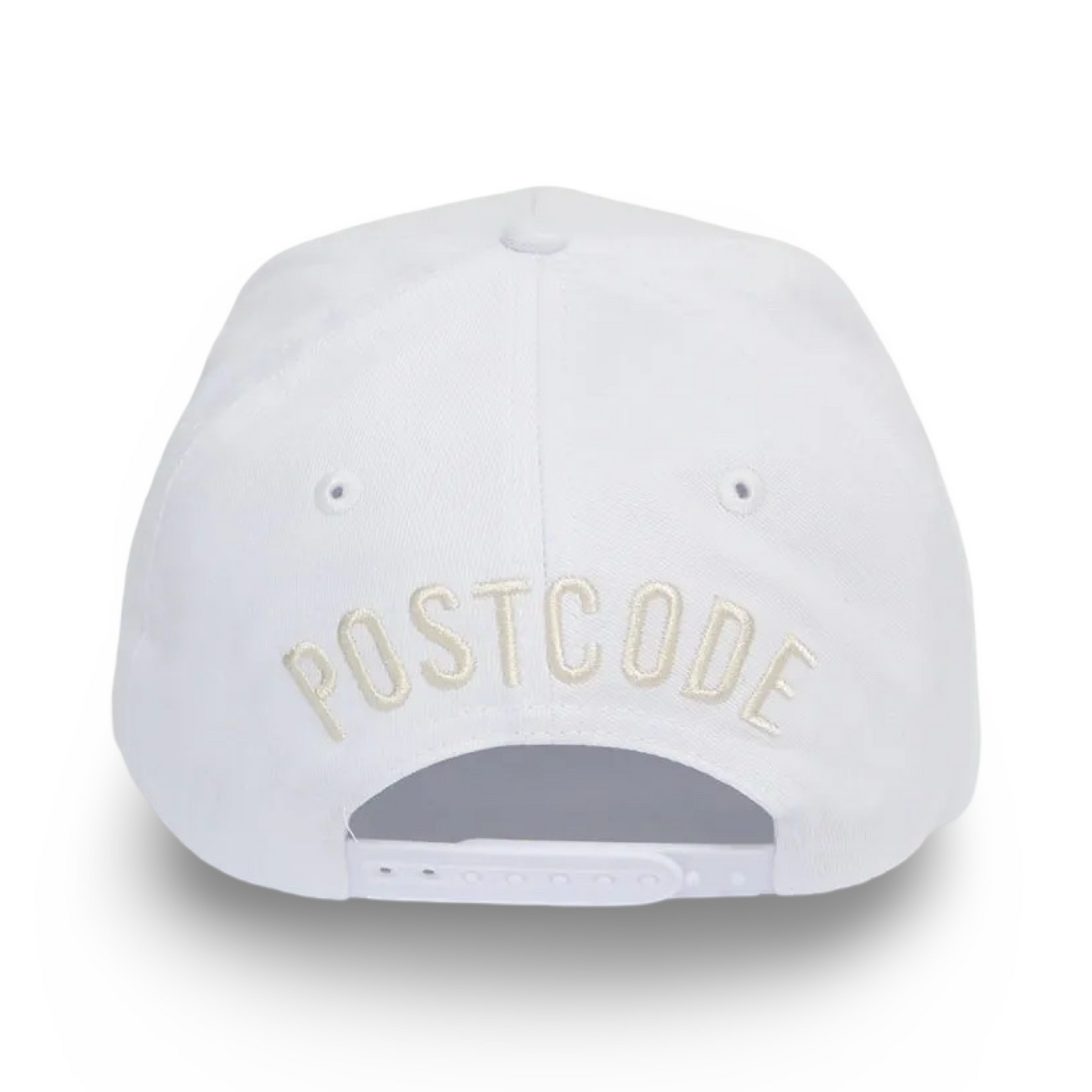 WHITE A-FRAME CAP