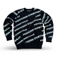 ALL-OVER SWEATER BLACK