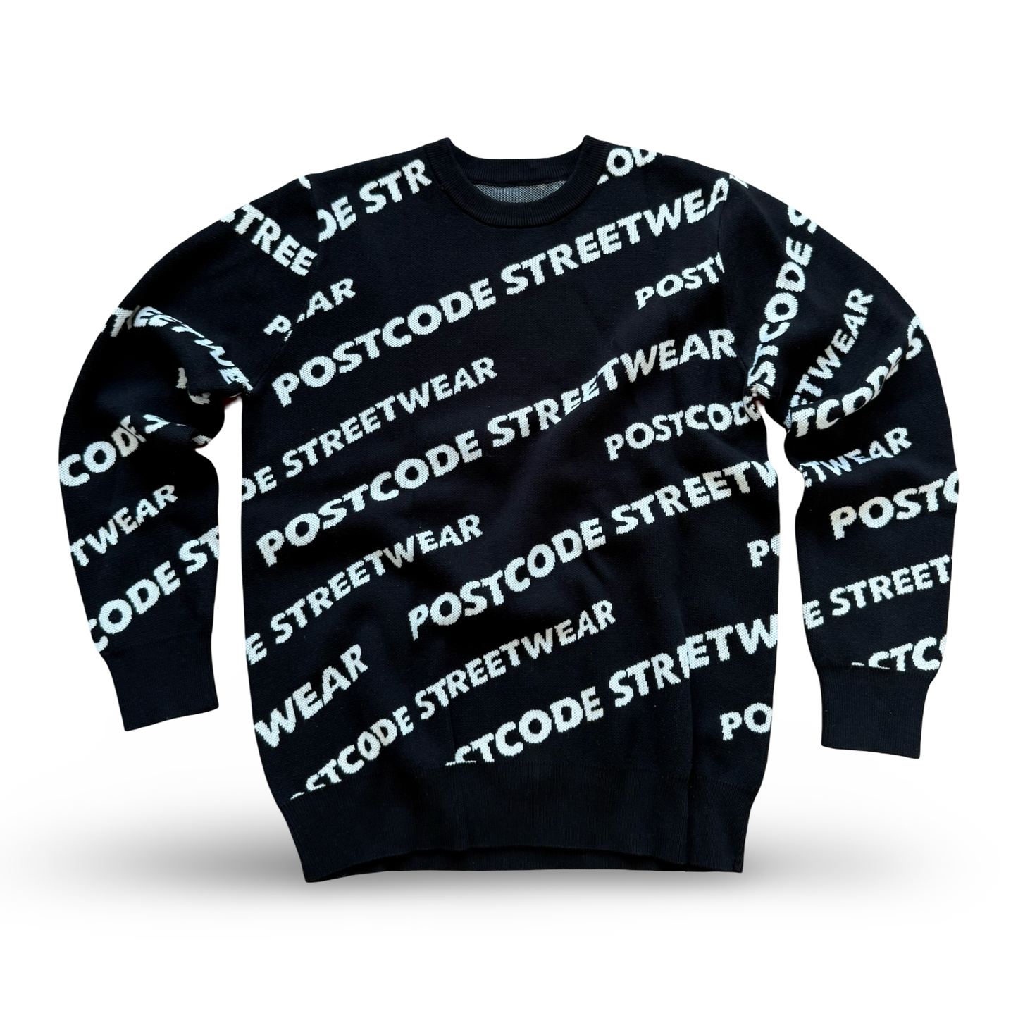 ALL-OVER SWEATER BLACK