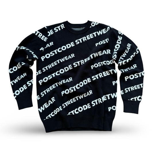 ALL-OVER SWEATER BLACK