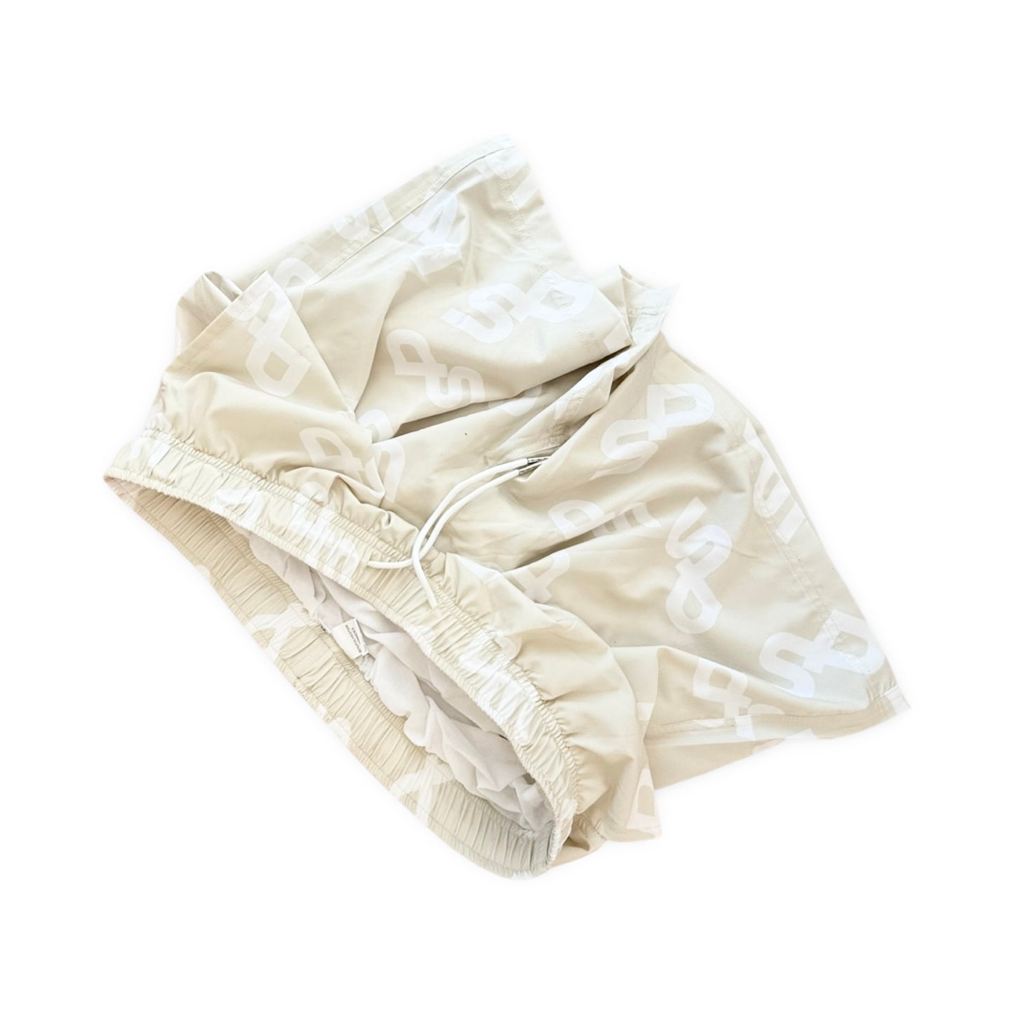 CREAM-WHITE SWIM SHORTS
