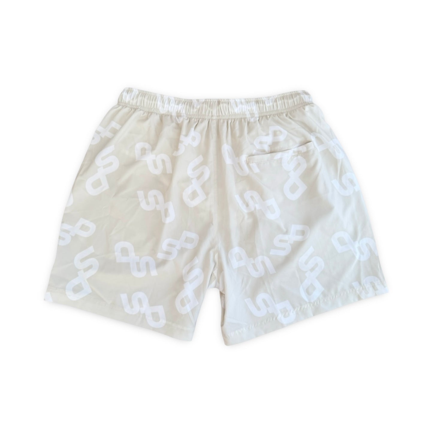 CREAM-WHITE SWIM SHORTS