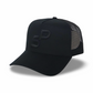 BLACK MESH TRUCKER CAP